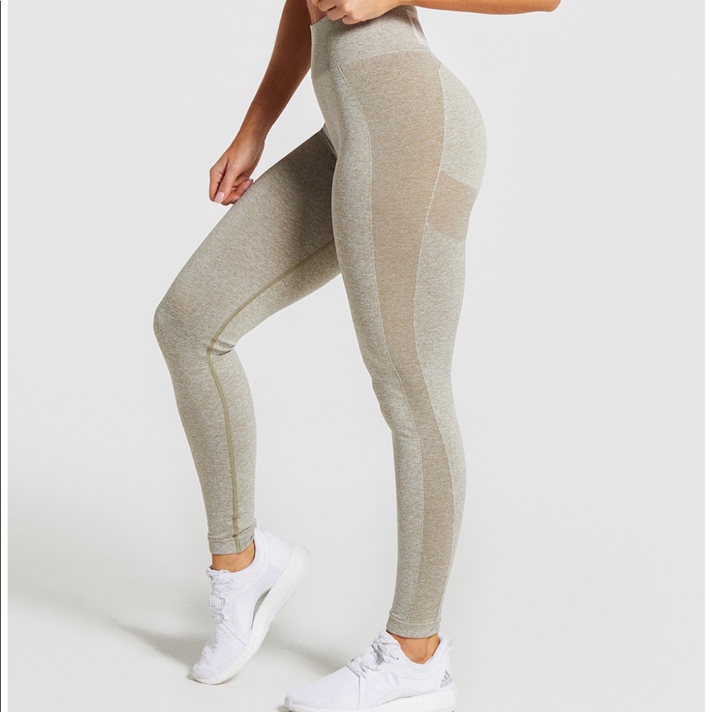 Gymshark high waisted flex khaki leggings